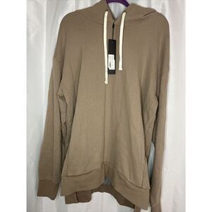Zanerobe Pullover hoodie Sweatshirt Khaki SZ 2XL XXL‎ New
